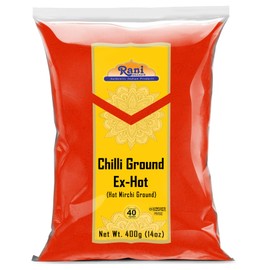 Rani Extra Hot Chilli Powder Indian Spice 14oz (400g) ~ All Natural | No Color added | Gluten Friendly | Vegan | NON-GMO | Kosher | No Salt or fillers