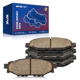 KAX D1114 Brake Pads Rear Ceramic Brake Pads Fits for Forester 2009-2018, Crosstrek 2016-2023, Impreza 2008-2023, Outback 2005-2014, Legacy 2005-2014, XV Crosstrek 2013-2015, WRX 2015-2021, 4pcs
