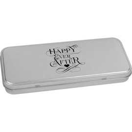 'Happy Ever After' Metal Hinged Stationery Tin/Storage Box (TT00249820)