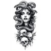 2 x Temporary Medusa Tattoo Snake Tattoo Greek Tattoo Fake