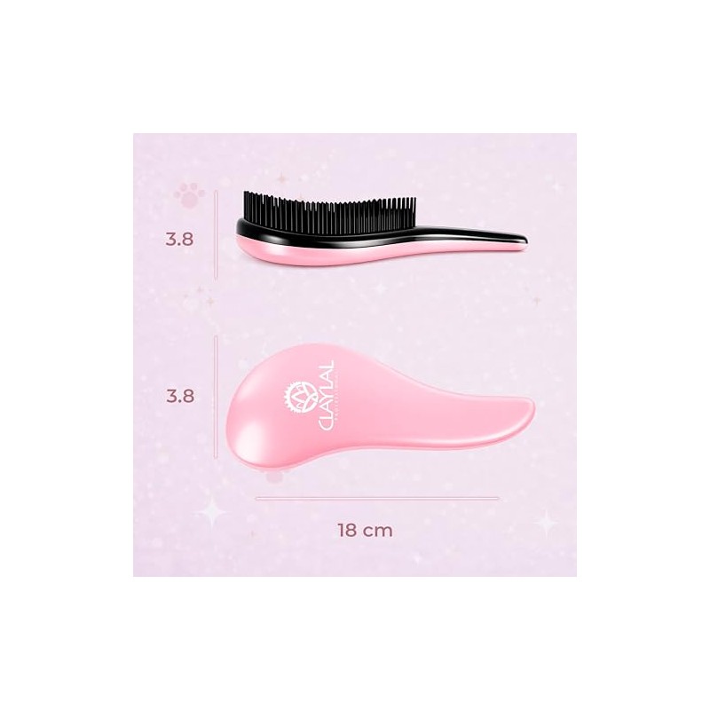 Claylal Professional Cepillo Desenredante y Peine para Cabello
