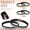 2 Pairs Rhinestone Elastic Shoe Ankle Straps Detachable Shoe Strap