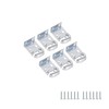 Spring Roller Shade Brackets for 1" Cardboard Roller Shades- Inside/Outside