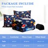 Nesker Football Twin Zipper Bedding for Boys, 3-Piece-All-in-one