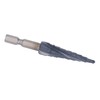 Spiral Grooved Step Drill Bit 4mm to 12mm Step 1/4in