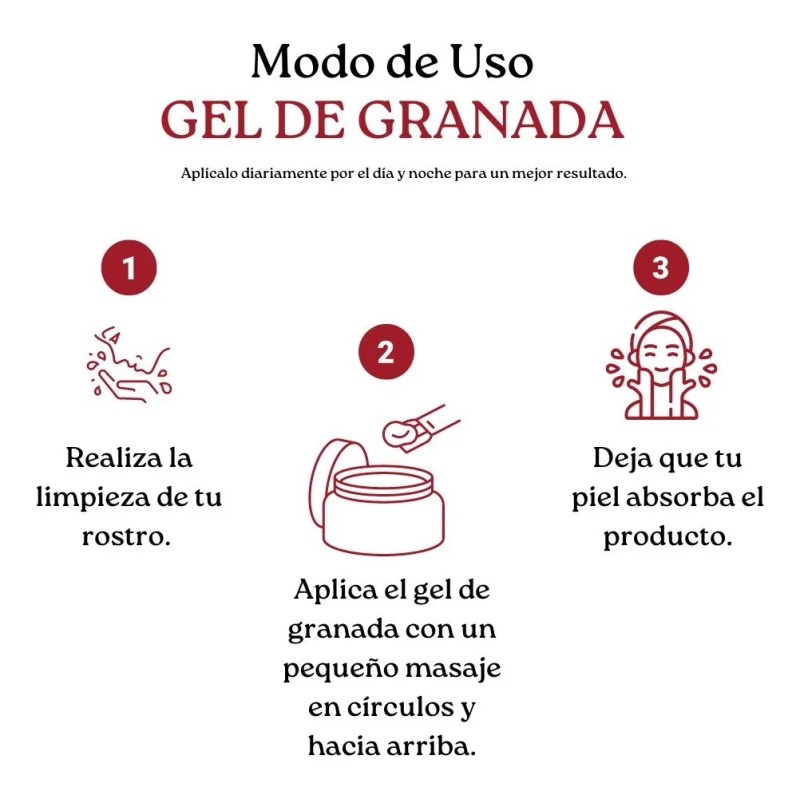Gel De Granada Y Thanaka (anti-arrugas, Regenerante) Todo Tipo De