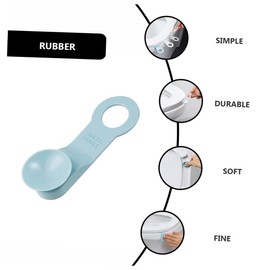 COHEALI 4 Pairs Creative Toilet Cover Lifters of Toilet Seat Lifters Grey and Easy to Use Convenient Bathroom Tool for Sanitary Hygiene