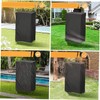Outanaya 210d Oxford Fabric BBQ Cover Waterproof Grill Protector for