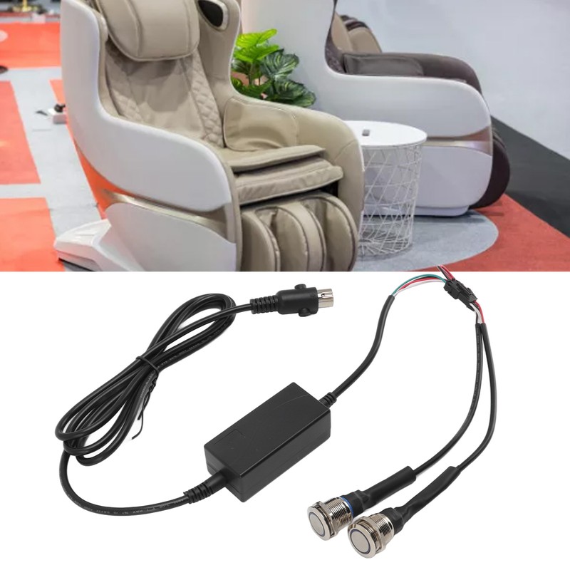 Electric Sofa Touch Sensor Double Button Straight Head 5 Pins