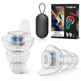 Hearprotek Tapones Para Los Oídos Hi-Fi Spirit Concert, Tapones Para Los Oídos De Silicona De Alta Fidelidad Para Conciertos, Reducción De Ruido, Prot