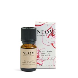 NEOM It's All Rosy Essential Oil Blend 10ml I Rose, Geranium and Orange I 100% Natural Blend of 11 Essential Oils I Up to 30 uses I Uplift Your Mood I Mother's Day Gift I Cruelty Free