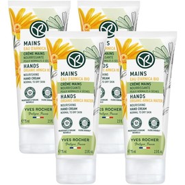YVES ROCHER - Set de Cremas para Manos Ultra Nutritiva - Hidratación por 6H - Fórmula Vegana- Incluye 4 cremas 75 ml c/u Hidratación por 6H