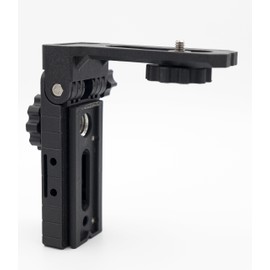 Adir Multifunctional Line Laser Level Wall Mount Bracket - Magnetic Bracket L-shape Adjustable 1/4" and 5/8" Mount Adapter Line Laser Positioning Base