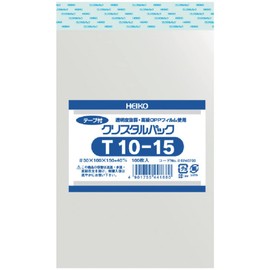 HEIKO OPP Crystal Packs with Tape 100 bags