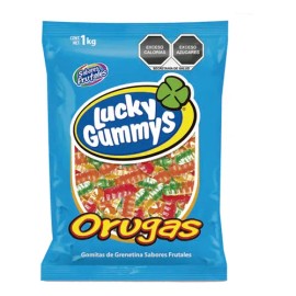 Gomitas Frutales Lucky Gummys Orugas 1 Kg