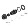 uxcell M16x1.5 Cable Gland 4mm-8mm Wire Hole Waterproof Nylon Joint