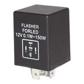 SOCAL-LED LIGHTING 5-Pin EP27 FL27 Electronic LED Flasher Relay for Fix Turn Signal Bulbs Hyper Flash Issue
