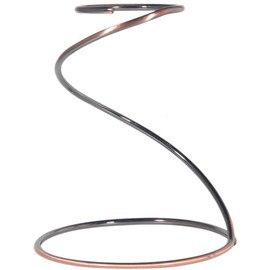 TINTON LIFE Reusable Metal Pour Over Coffee Dripper Stand Circinate Shaped,Bronze