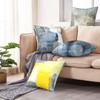 Mondiafy 2 Pack Throw Pillow Covers Soft Touch Plush 18x18