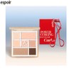 ESPOIR Real Eye Palette + Curler Set 2items, Color:Oat Latte