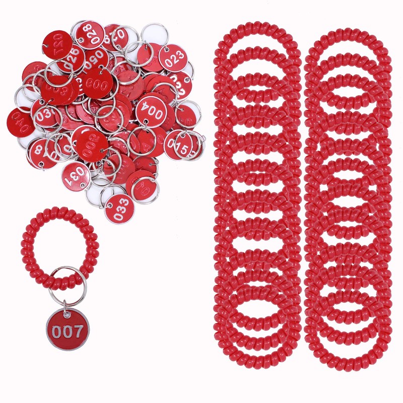 MITUKE Door Number Tag Cloak Locker Number Tag Key Label