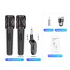 ZOWEETEK Wireless Microphones for Singing,Dual Handheld Dynamic Mic with Rechargeable