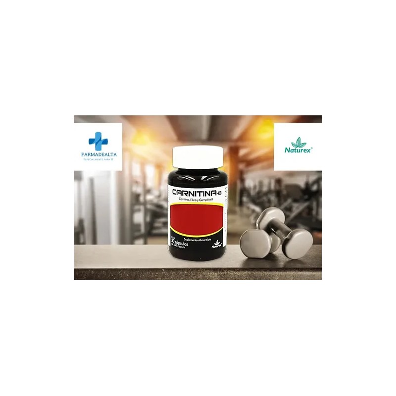 Naturex Carnitinab 560 Mg Frasco 30cápsulas