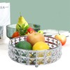 Crystal Tray Round Shape Storage Plate Mirror Base Jewelry Makeup