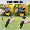 Cordless Tiller Compatible with Dewalt 20V (Tool Only) - 300W