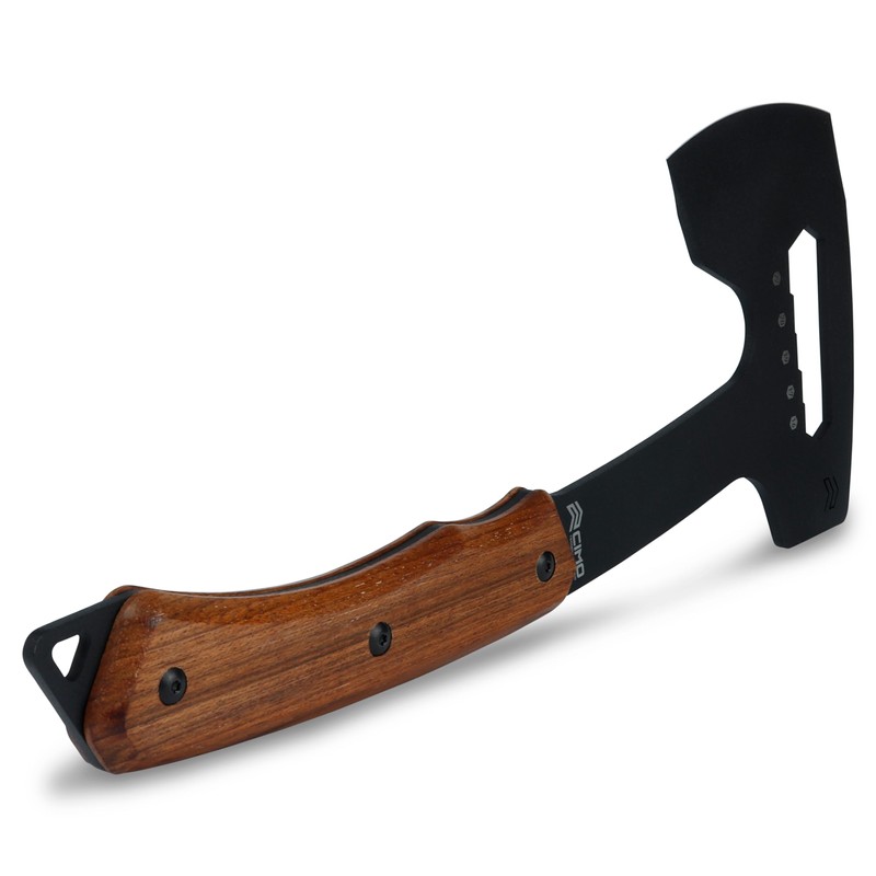 CIMO Camp Axe Carbon Black Coated 90MM Wooden Handle with