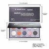 Maffick Paleta de Sombras de Ojos, 10 Colores, Negro y