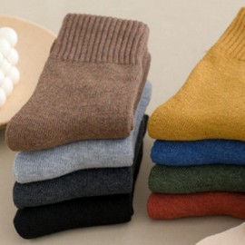 Daily Brushed Warm Winter Socks - Thick, Popular, Modern 5-Pair Set 5-Pair Set