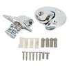 Car Sun Visor Support Brackets with Screw Bushing Chrome Plating