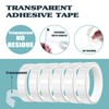 MEBMIK 6 Rolls 20mm x33m(108ft) Clear Heat Tape,Transparent High Temperature