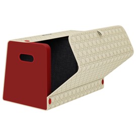 Trunk Organizers, and Car high heels Storage Organizers for SUVs, Sedans, Back Seats,Car girl shoes box, women Storage Solutions, and Luxury Vehicles with Lid, Leather, Small, Large (Beige red, L)