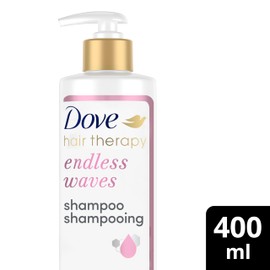 Dove Hair Therapy Endless Waves for Wavy Hair Shampoo Moisturizing Shampoo Made With Raw Shea Butter for Up To 72H Definition 400 ml