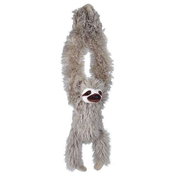 Wild Republic Hanging Three Toed Sloth Plush, Stuffed Animal, Plush Toy, Gifts for Kids, Zoo Animals, 30 inches
