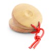 TIGER CAS14-NT Wooden Castanets - Finger Clackers Clappers - Two