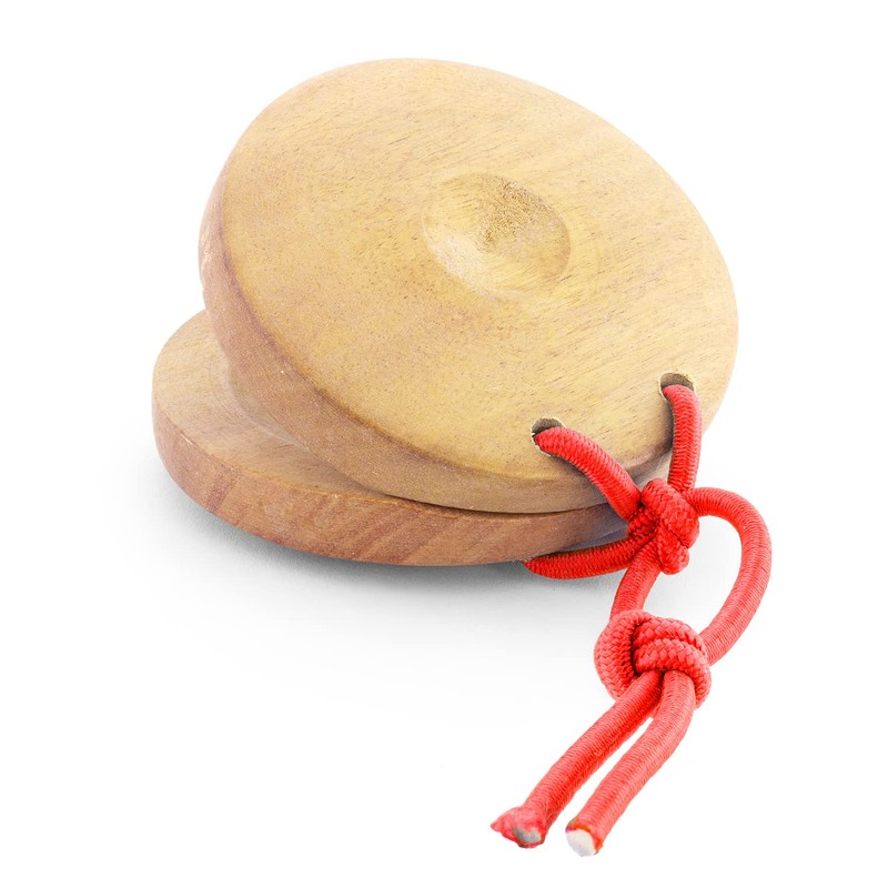 TIGER CAS14-NT Wooden Castanets - Finger Clackers Clappers - Two