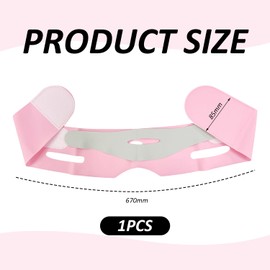 GDFHBD 1 Piece Of Pink Mandibular Correction Belt, Mandibular Traction Device, Auxiliary Correction Device, Body Correction Supplies.