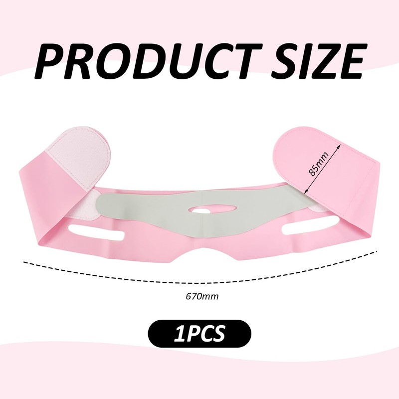 GDFHBD 1 Piece Of Pink Mandibular Correction Belt, Mandibular Traction