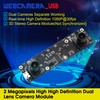 G Double Lens USB Camera Module 1080p 30fps Webcam Board