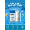 7 in 1 Pool Test Strips, 100pcs, Pool & Spa