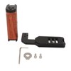 Jectse Universal Camera Handle L Bracket with Wood Grip, Arca