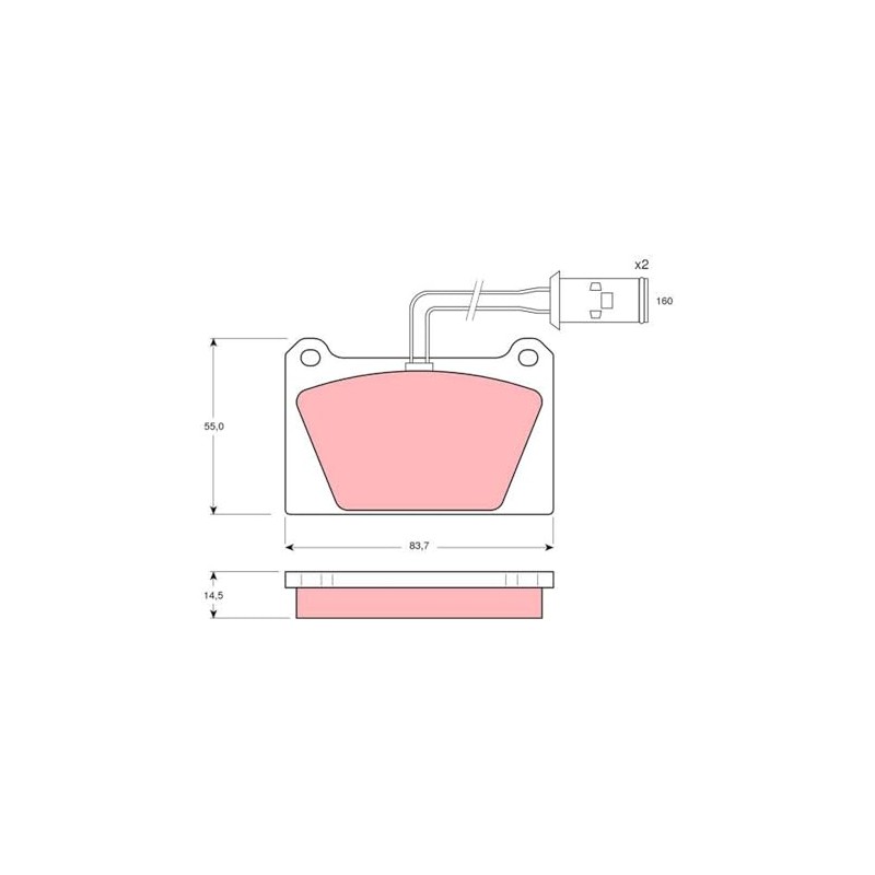 TRW GDB336 Brake Pads