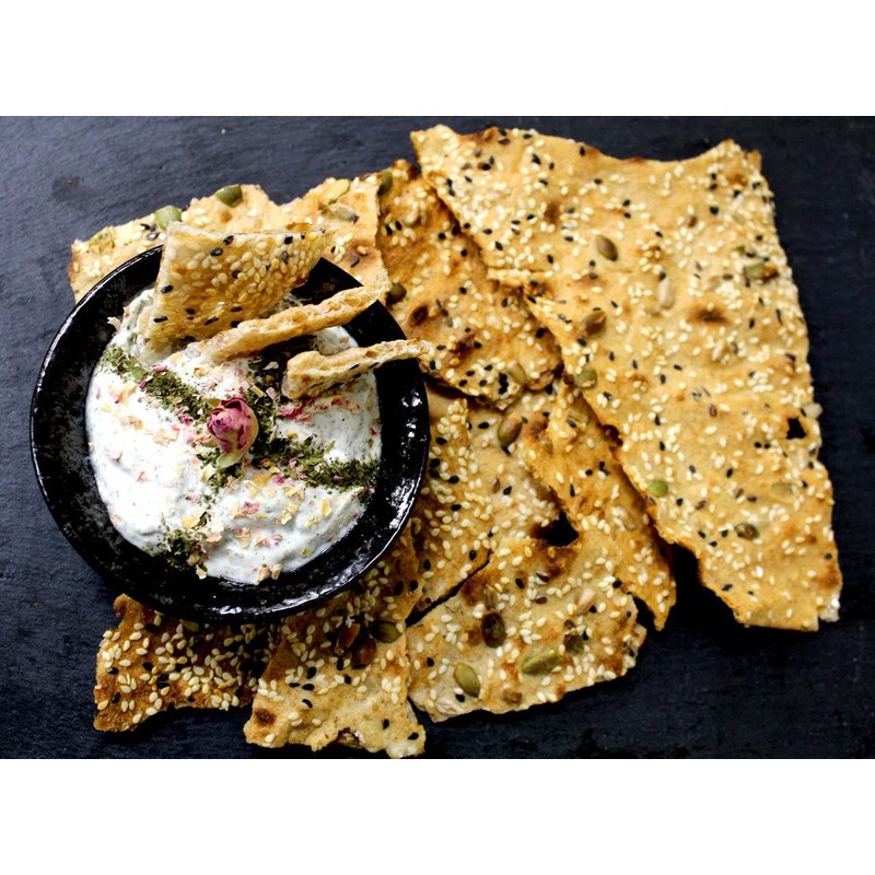 SunGak - Baked Multigrain Sangak Crackers, All Natural (7.02 oz)