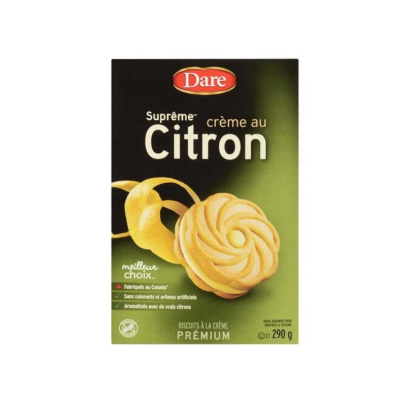 Dare Ultimate Peanut-Free Cookies Lemon Creme 290g