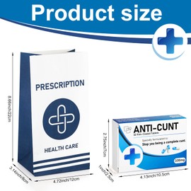 Lemicin 4pcs Funny Joke Pill Boxes Prank Pill Boxes Rude Gag Gifts Box Novelty Christmas Gifts Xmas Presents Secret Santa Gifts Funny Stocking Fillers for Adults Men Boyfriend Dad