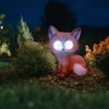YZYOE LED Solar Little Fox Light, Outdoor Atmosphere Decoration lamp,