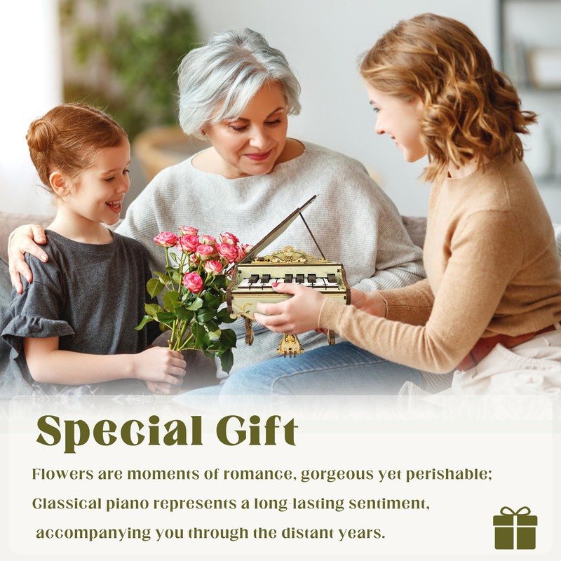 CUTEROOM 3D Wooden Piano